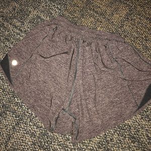 Lululemon Hotty Hot Shorts Grey